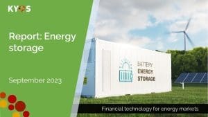 KYOS energy storage report september 2023