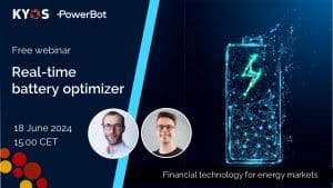 KYOS webinar realtime battery optimizer